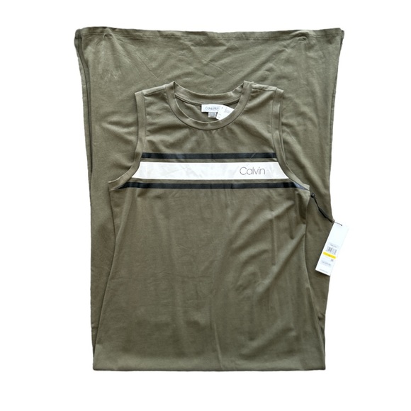 Calvin Klein Olive Green Dress - Picture 3 of 7